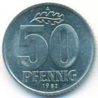 ГДР, 50 пфеннигов 1982 год (UNC)