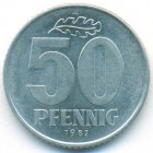 ГДР, 50 пфеннигов 1982 год (AU)