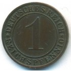 Веймарская республика, 1 рейхспфенниг 1935 год F