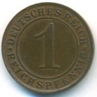 Веймарская республика, 1 рейхспфенниг 1935 год F