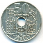 Испания, 50 сентимо 1949 (53) год (AU)