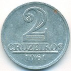 Бразилия, 2 крузейро 1961 год (AU)