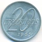 Бразилия, 20 крузейро 1965 год (UNC)
