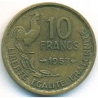 Франция, 10 франков 1957 год
