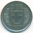 Швейцария, 5 франков 1976 год