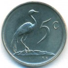 ЮАР, 5 центов 1977 год (UNC)