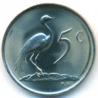 ЮАР, 5 центов 1980 год (UNC)