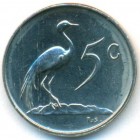 ЮАР, 5 центов 1981 год (UNC)