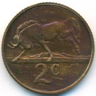 ЮАР, 2 цента 1987 год (UNC)