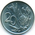 ЮАР, 20 центов 1987 год (UNC)