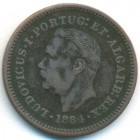 Португальская Индия, 1/8 таньги 1884 год