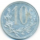 Французский Алжир, 10 сантимов 1916 год ТОКЕН