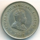 Ямайка, 1 фартинг 1907 год (AU)