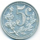 Французский Алжир, 5 сантимов 1916 год (UNC) ТОКЕН