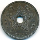 Свободное государство Конго, 2 сантима 1887 год