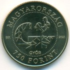 Венгрия, 750 форинтов 2021 год (UNC)