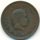 Португальская Индия, 1/2 таньги 1901 год