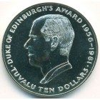 Тувалу, 10 долларов 1981 год (UNC)