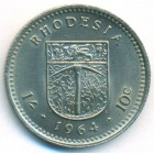 Родезия, 1 шиллинг 1964 год (UNC)