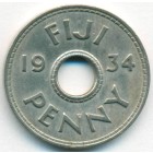 Фиджи, 1 пенни 1934 год