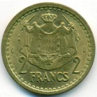 Монако, 2 франка 1945 год