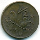 ЮАР, 1/2 цента 1970 год (UNC)