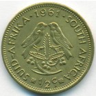 ЮАР, 1/2 цента 1961 год