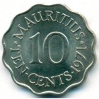 Маврикий, 10 центов 1971 год (UNC)