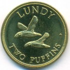 Остров Ланди, 2 паффина 2011 год (UNC)