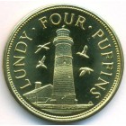 Остров Ланди, 4 паффина 2011 год (UNC)