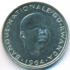 Руанда, 1 франк 1964 год (AU)