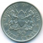 Кения, 50 центов 1968 год