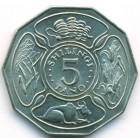 Танзания, 5 шиллингов 1972 год (UNC)