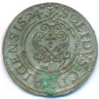 Рига, шведская оккупация, солид, 1624 год