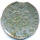 Рига, шведская оккупация, солид, 1651 год