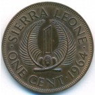 Сьерра-Леоне, 1 цент 1964 год (UNC)