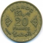 Марокко, 20 франков 1951 год