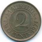 Маврикий, 2 цента 1971 год (UNC)