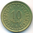 Тунис, 10 миллимов 1960 год (UNC)
