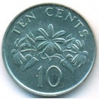 Сингапур, 10 центов 1991 год (UNC)