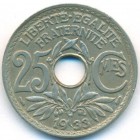 Франция, 25 сантимов 1933 год