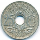 Франция, 25 сантимов 1931 год