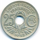 Франция, 25 сантимов 1922 год