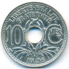Франция, 10 сантимов 1936 год