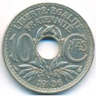 Франция, 10 сантимов 1936 год