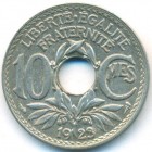 Франция, 10 сантимов 1923 год