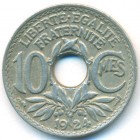 Франция, 10 сантимов 1924 год