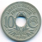 Франция, 10 сантимов 1918 год