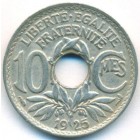 Франция, 10 сантимов 1925 год
