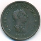 Великобритания, 1/2 пенни 1806 год